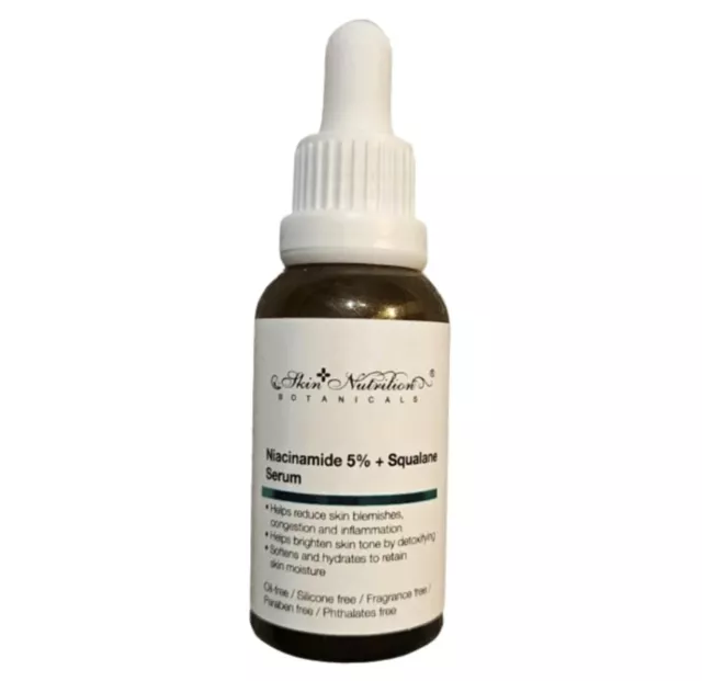 Skin Nutrition Botanicals Niacinamide 5%+ Squalane Serum, 1 oz.