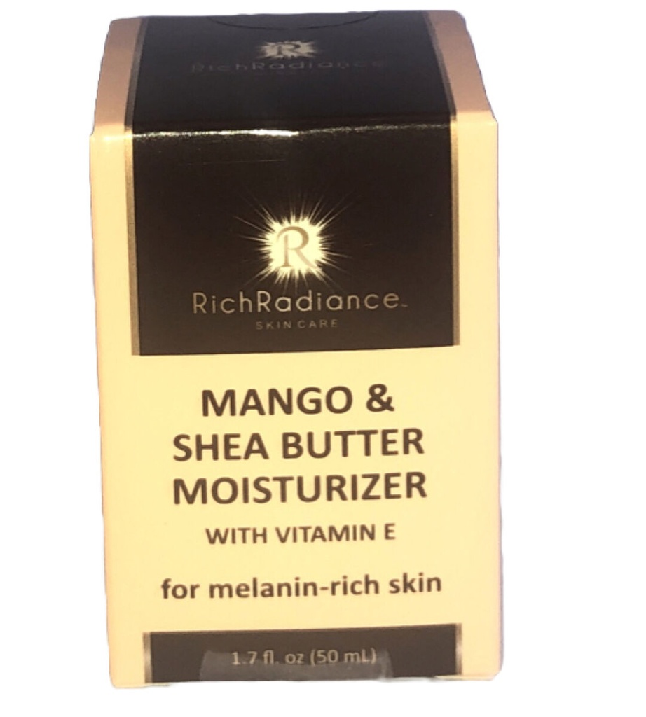 Rich Radiance Mango & Shea butter moisturizer with vitamin E 50ml (1.7oz)
