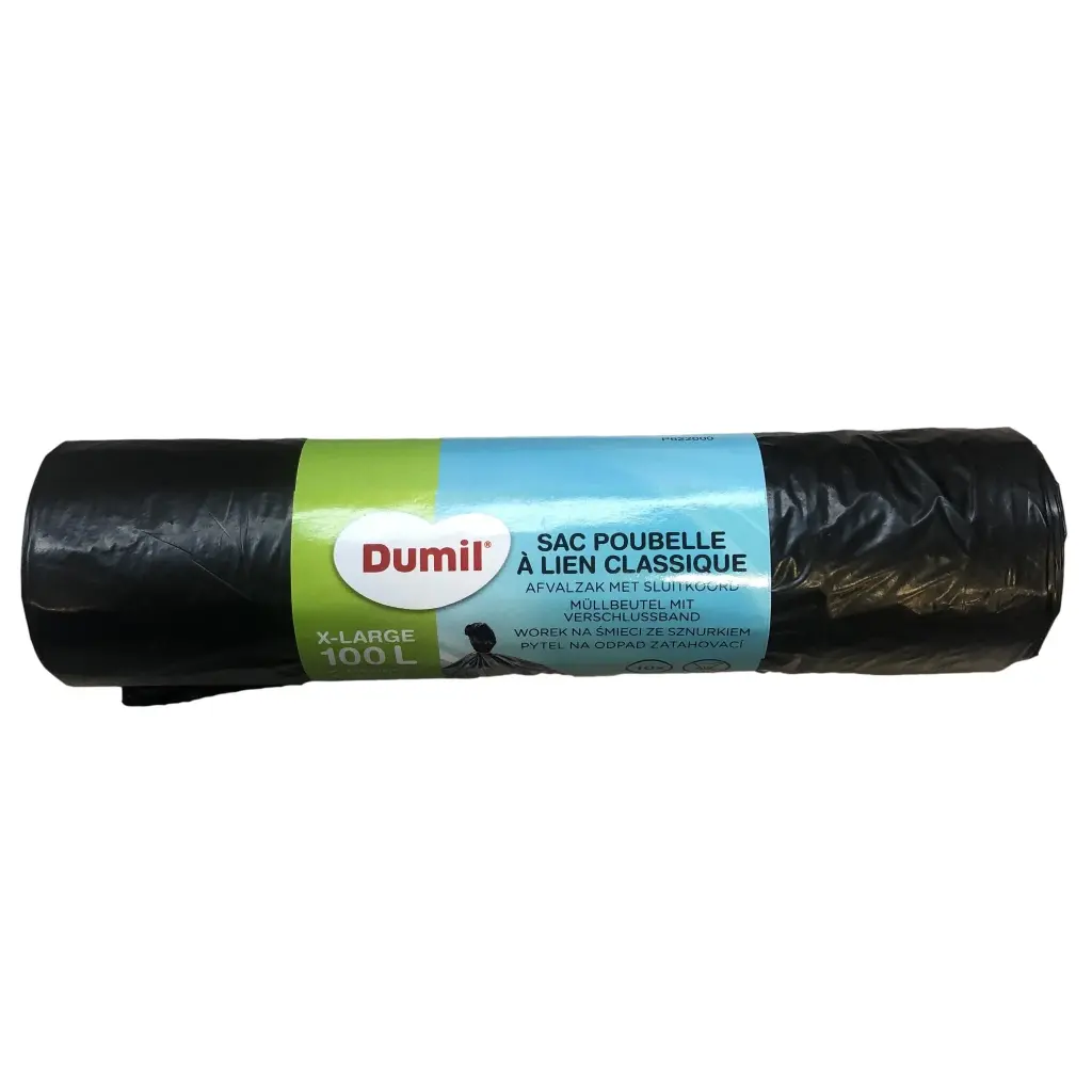 Dumil sac de poubelle avec lien 100l 