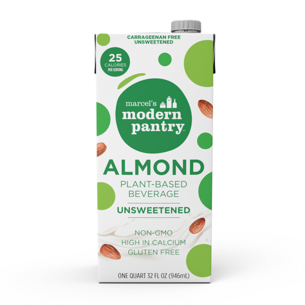Marcel’s Modern Pantry, Unsweet Almond Milk, 32 oz.