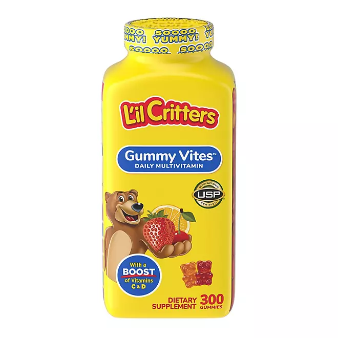 Lil Critters Gummy Vites Daily Multivitamin, 300 Gummies