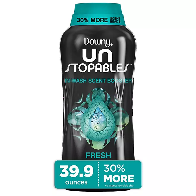 [SC] Downy Unstopables In-Wash Laundry Scent Booster Beads, Fresh, 39.9 oz