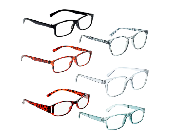 Diopter +1 Blue Light Blocking and Folding Reading Glasses