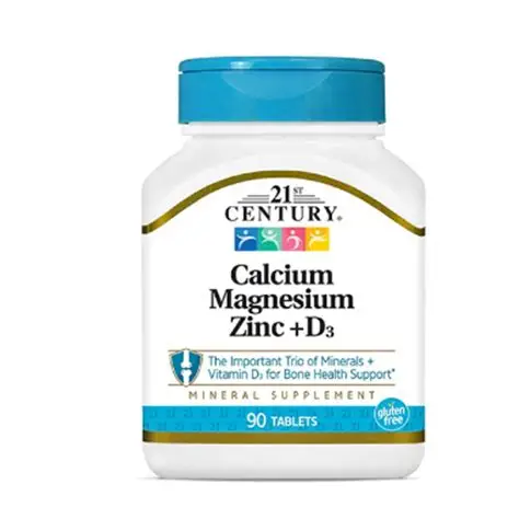 21st Century Calcium Magnesium Zinc + D3 (90 tab)