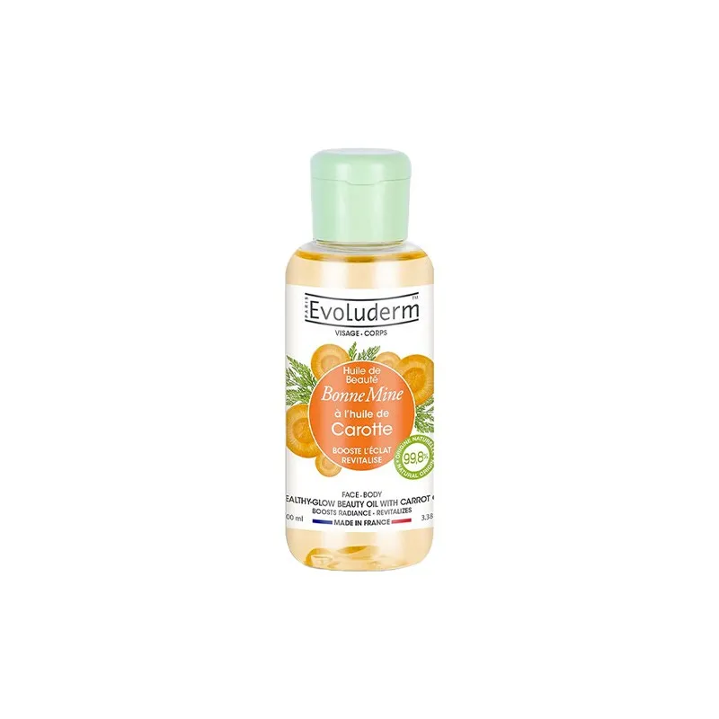 EvoLuderm - Huile de beaute Bonne mine a l'huile de carotte 