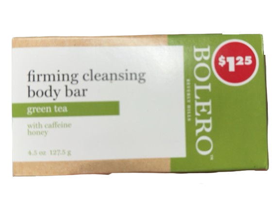 Bolero Firming Cleansing body bar (127.5g) Green Tea