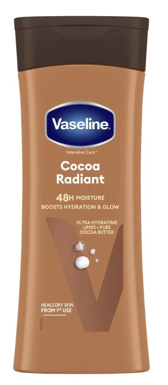 Vaseline Cocoa Radiant 48h moisture lotin (295ml)