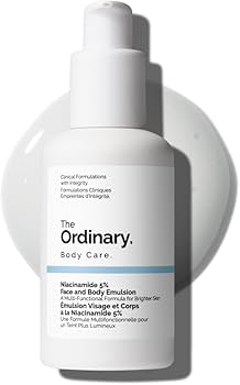 The Ordinary Niacinamide 5% Face and Body Emulsion, Dark Spot & Skin Tone Corrector, 3.4 Fl Oz
