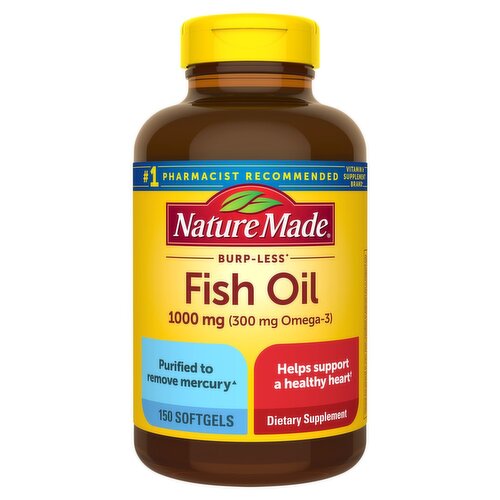 Nature Made - Fish Oil - 1000mg - 150 Softgels