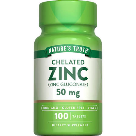 Nature's Truth Chelated Zinc - 50mg