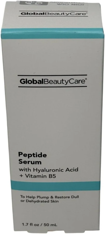 Global Beauty Care - Peptide Serum with Hyaluronic Acid + Vitamin B5 - 50mL