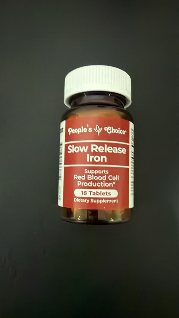 People's Choice - Slow Release Iron - 18 Tablets