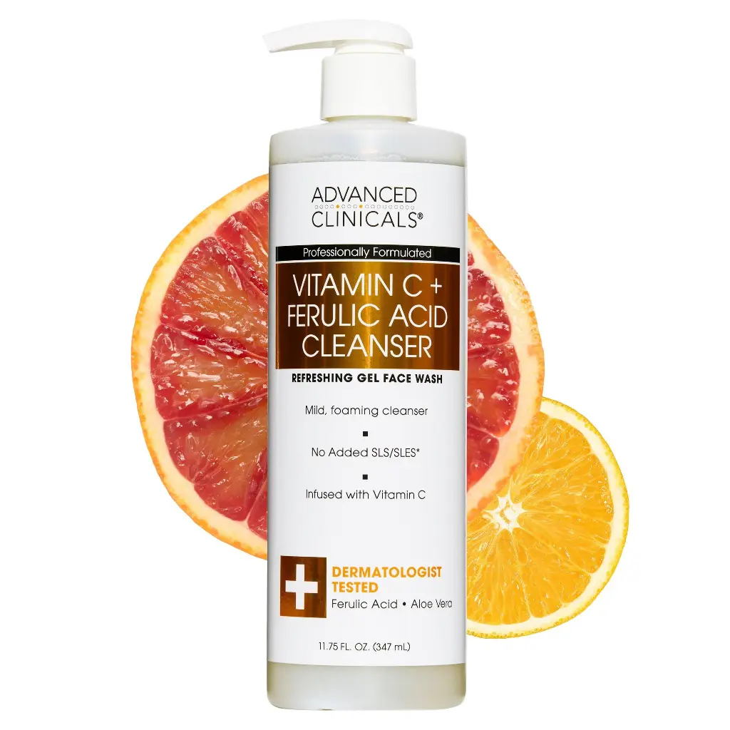 Advanced Clinicals - Vitamin C+ Ferulic Acid cleanser - 347mL