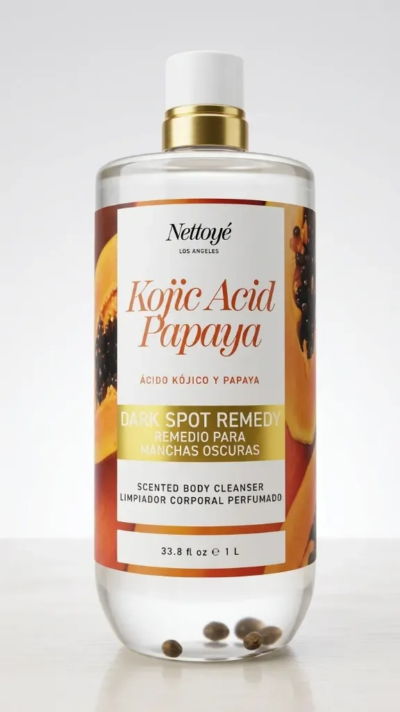 Nettoye - Kojic Acid Papaya - Dark Spot - Body Cleanser -  1L