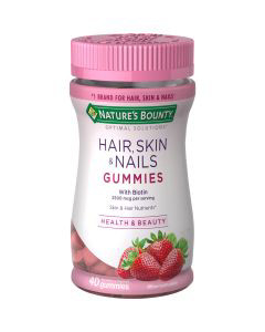 Nature's Bounty - Hair, Skin, Nails - Biotin gummies - 2500 mcg - 40 Ct