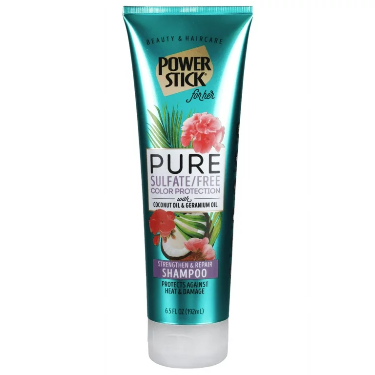 Power Stick for Her Pure Color Protection & Nourishing Daily Conditioner with Coconut Oil & Geranium Oil, 6.5 fl oz