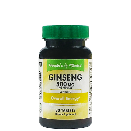 [DT] People's Choice - Ginseng 500mg , 30 Tablets