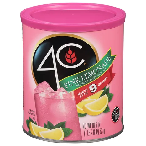 [SR] 4C Natural Pink Lemonade Flavor Drink Mix, 1 lb (527g)