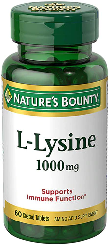 [SR] Nature's Bounty L-Lysine 1000mg 60 tablets