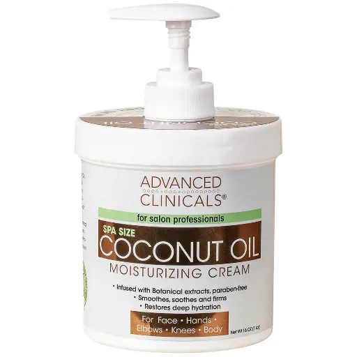 [BL] Advanced Clinicals, Coconut oil moisturizing cream, 16 oz(454g) 