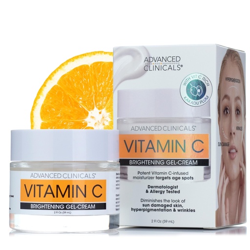 [BL] Advanced Clinicals, Vitamin C Brightening Face cream - 59mL
