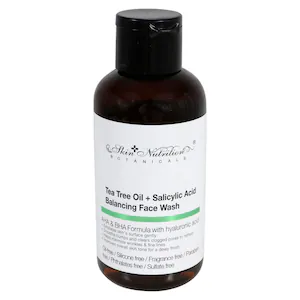 Skin Nutrition Botanicals tea tree oil+ salicylic acid face wash , 4 oz.(118ml)