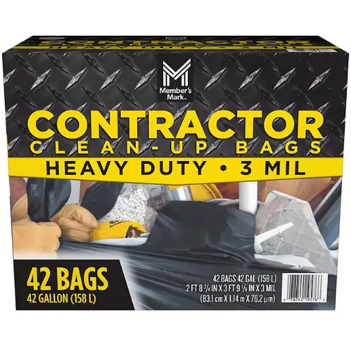 [SC] Member's Mark Commercial Contractor Clean-Up Trash Bags 42 gal., 42 ct.