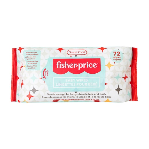 Fisher Price Baby wipes 72 wipes
