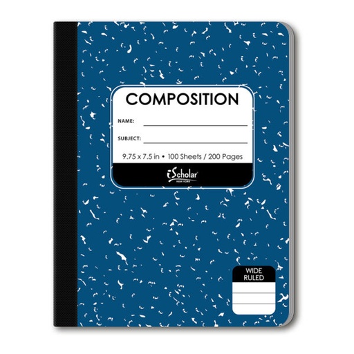 ischolar Bleu Composition - wide ruled, 70 Sheets