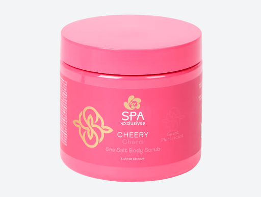 [FR] spa lofty cherry charm sea salt body scrub 