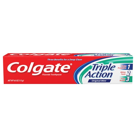 Colgate Anticavity Fluoride Toothpaste Triple Action 113g