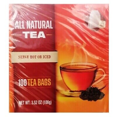 All Natural Tea, 100 Tea Bags
 (100g)