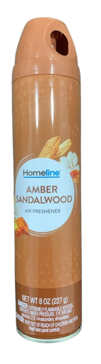 Homeline Amber Sandalwood Air Freshener Spray 8 Oz 