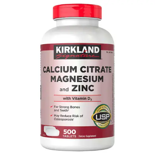 [CC] Kirkland signature Calcium Citrate Magnesium and Zinc 500 tablets [0890]