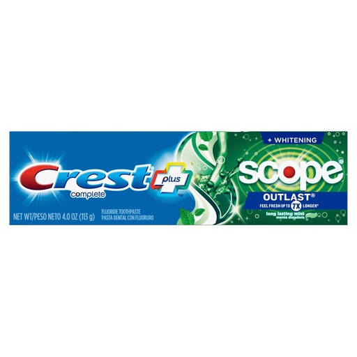 Crest+ Complete Scope outlast ultra Freshness paste 232g (8.2oz) 
