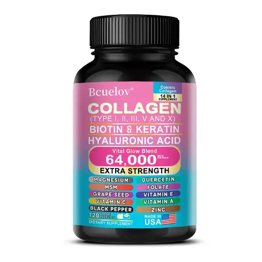 [CN] Bcuelov - Collagen Peptides - Hyaluronic Acid, Biotin & Keratin