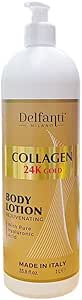 [MC] Delfanti Milano - Collagen 24K Gold - Body Lotion - Rejuvenating - Hyaluronic Acid 1L