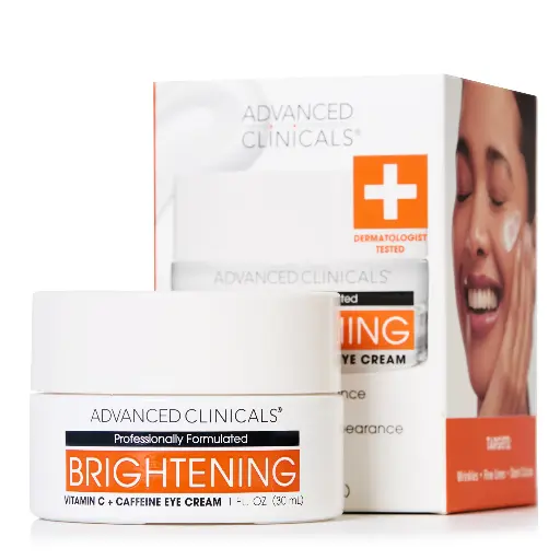 [BL] Advanced Clinicals - Brightening Vitamin C + caffeine eye cream- 30mL