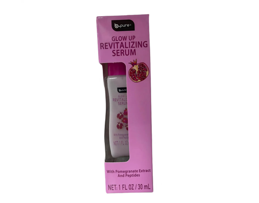 [DT] b.pure - Glow Up Smoothing Serum, - Pomegranate and Peptides - 1 oz.