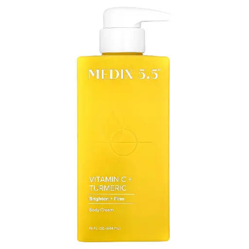 [AM] Medix 5.5 - Body Cream, Vitamin C + Turmeric, 15 fl oz (444 ml)