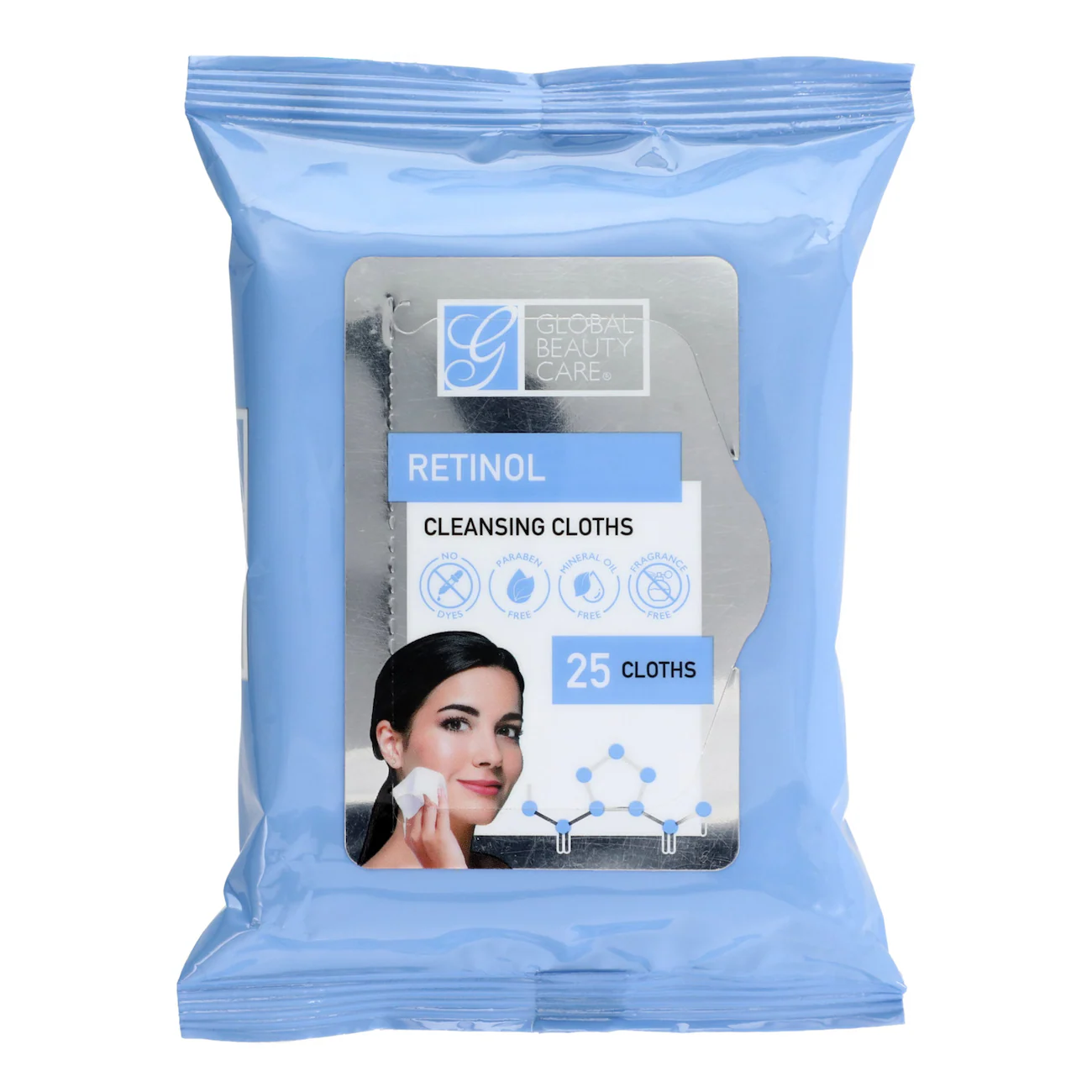 [DT] Global Beauty Care Retinol Makeup Cleansing Wipes, 25-ct. Packs