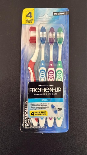 [DG] Freshen up - 4 toothbrushes Medium