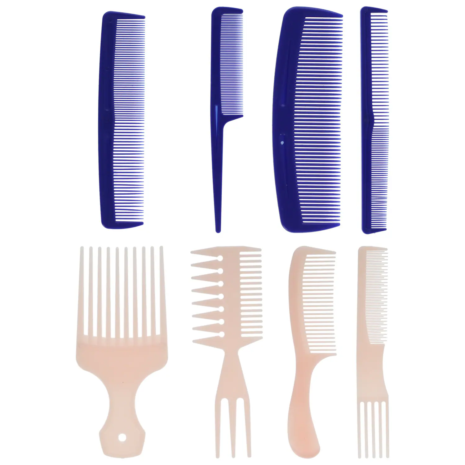 [DT] Assorted Styling Combs, 8-ct. Pack