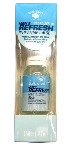 [DT] Bolero Beverly Hills Men's Refresh Beard Serum - Blue Algae & Aloe 0.5fl oz (14.7ml)